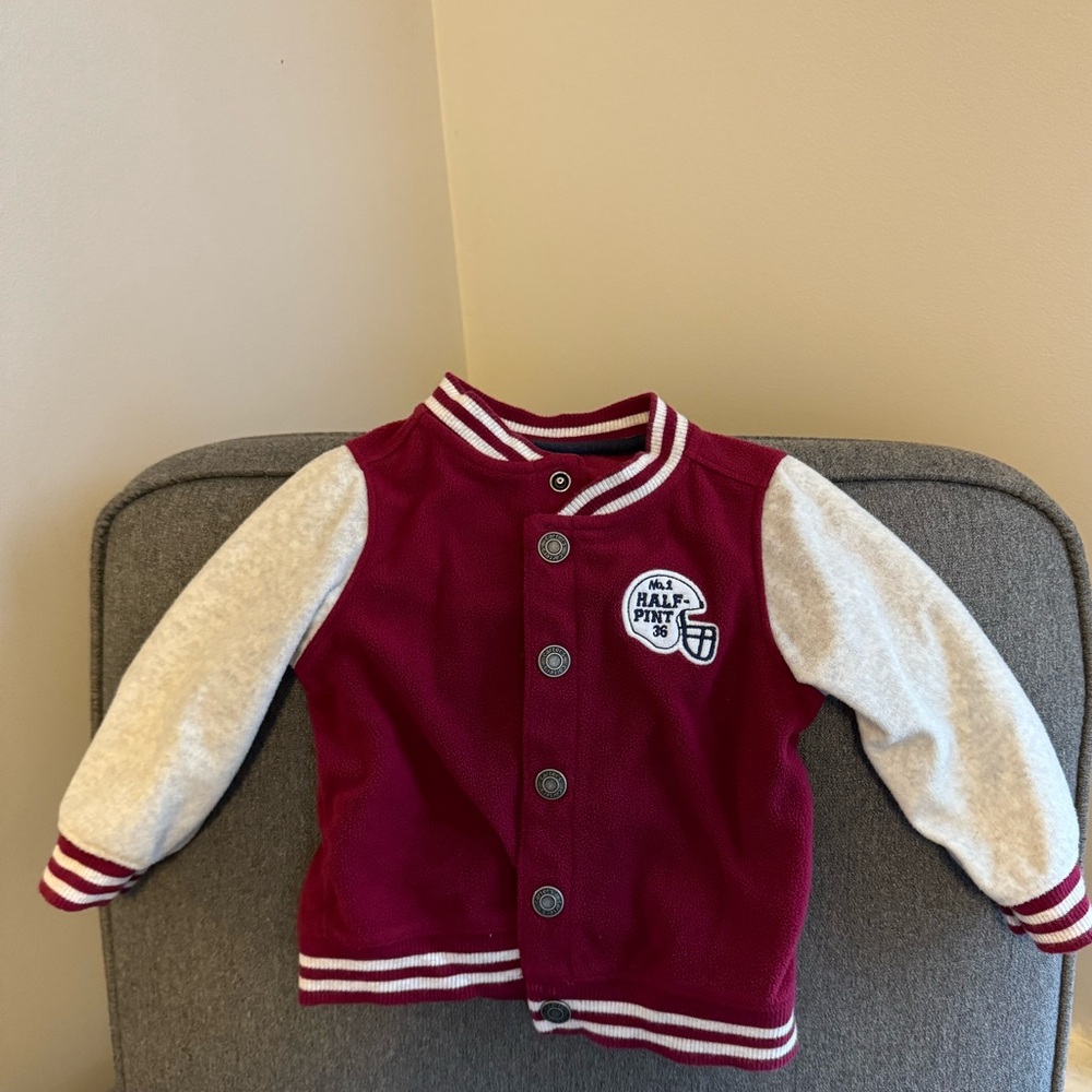 Baby boy light fleece jacket